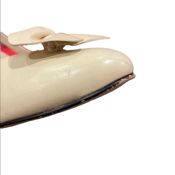 Vintage Calico cream leather cutout heels - Picture 8 of 16